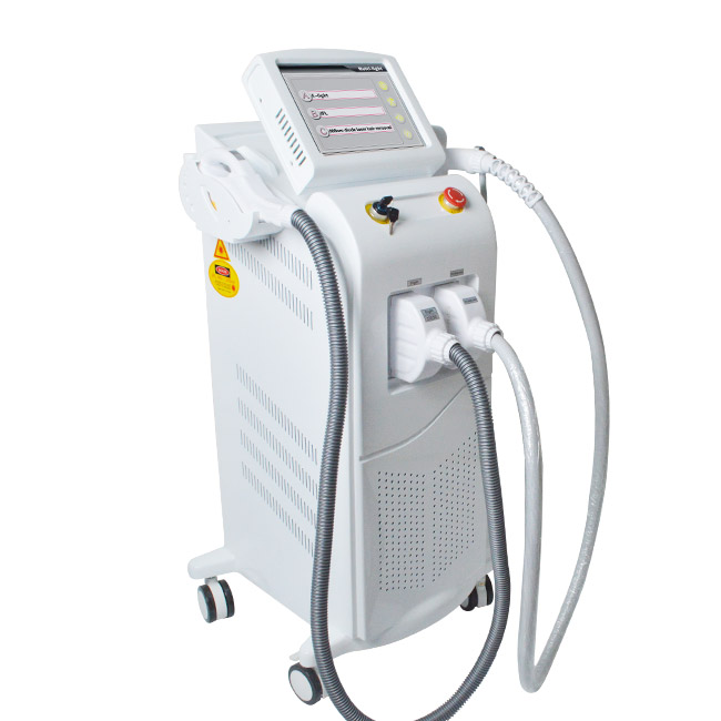 Big power 2in1 elight laser / 808 diode laser hair removal machine