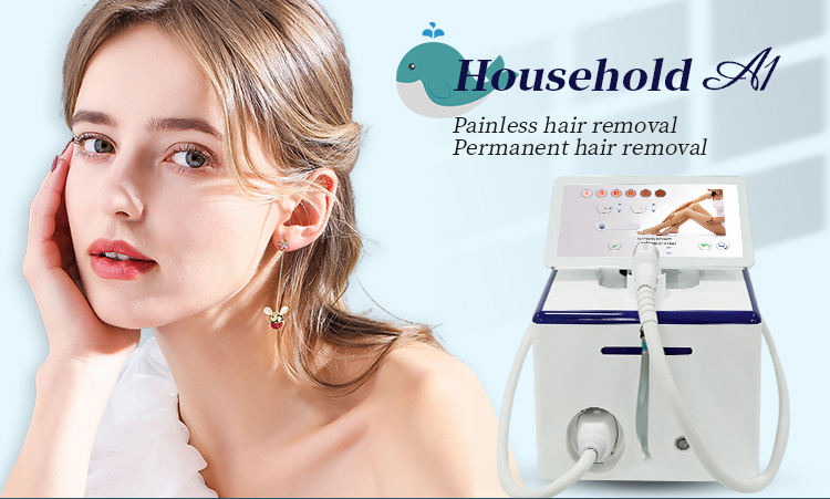 New Arrival! Mini Diode Laser Usuwanie włosów Trzy fale Maszyna do usuwania włosów
