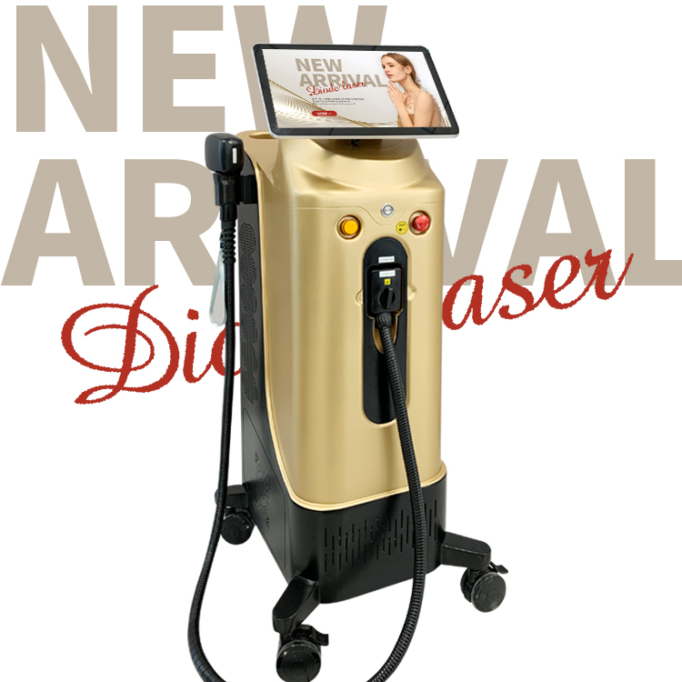 2023 Beauty equipment Diode Ice Diode Laser 755+808+1064 hair removal machine