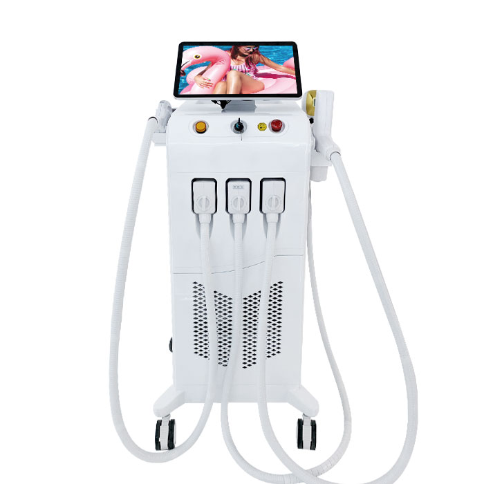 Multifunctional 4 in 1 laser hair removal Ipl elight shr and rf pico tattoo removal machine