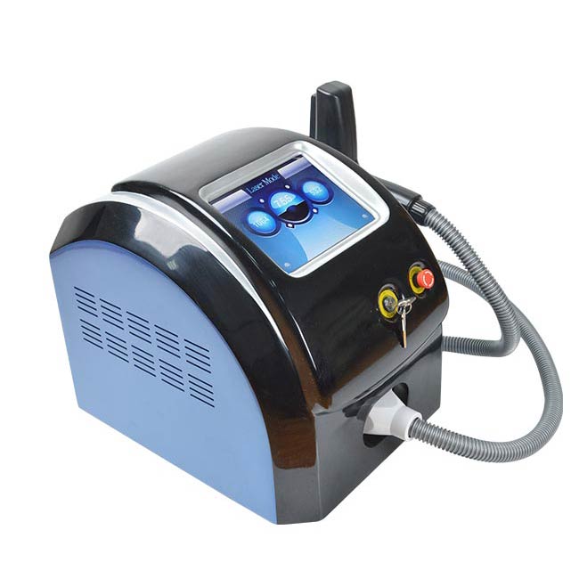 Medizinische CE-Tattoo-Entfernung Maschine zur dauerhaften Entfernung von Tätowierungen mit gütegeschaltetem und Yag-Laser
