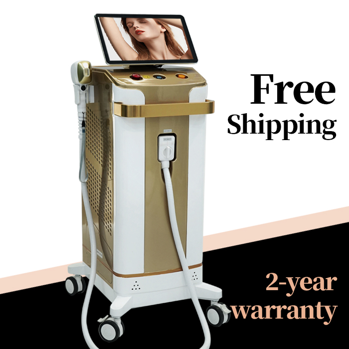 High Power 1800W Fast Permanent Laser Hair Removal 808 Diode Laser Hair Removal Handles Diode Laser 755 808 1064