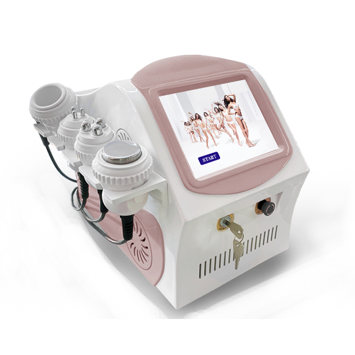 Máquina de cavitação a vácuo ultrassônica 5 em 1 RF para perda de peso sem ruído