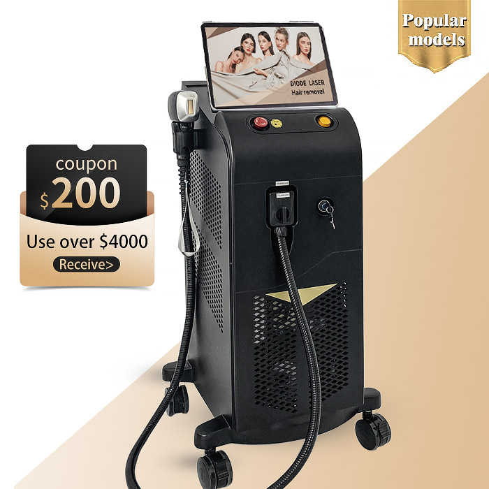 Fda-approved 4K Ice Platinum diode laser hair removal machine
