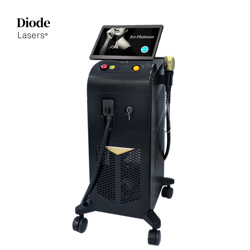 Newest 4k 1000w1200w1600w Triple Wave Platinum diode laser hair removal machine