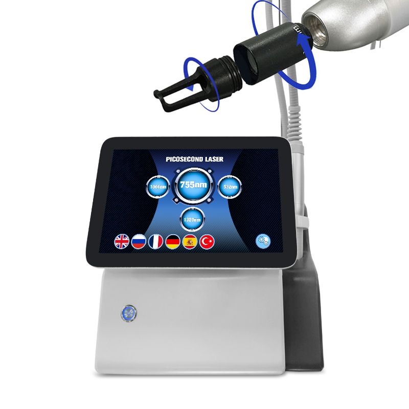 Q switch nd yag 1320 1064 755 532nm nd:yag laser 320 1064 755 532nm tattoo removal laser for sale