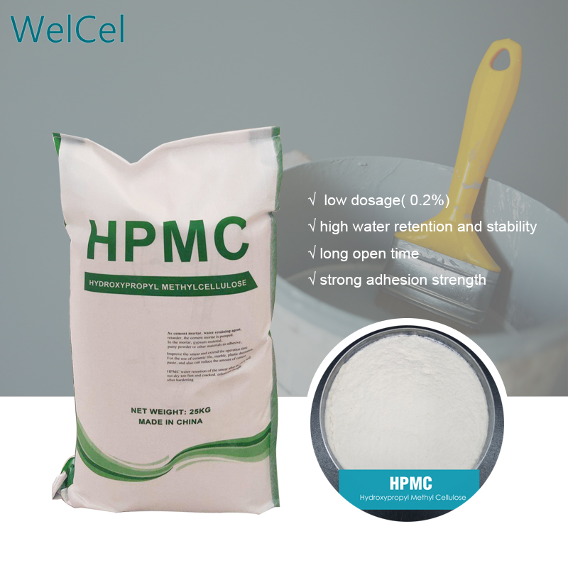Aplicación de éter de celulosa HPMC en masilla impermeable.