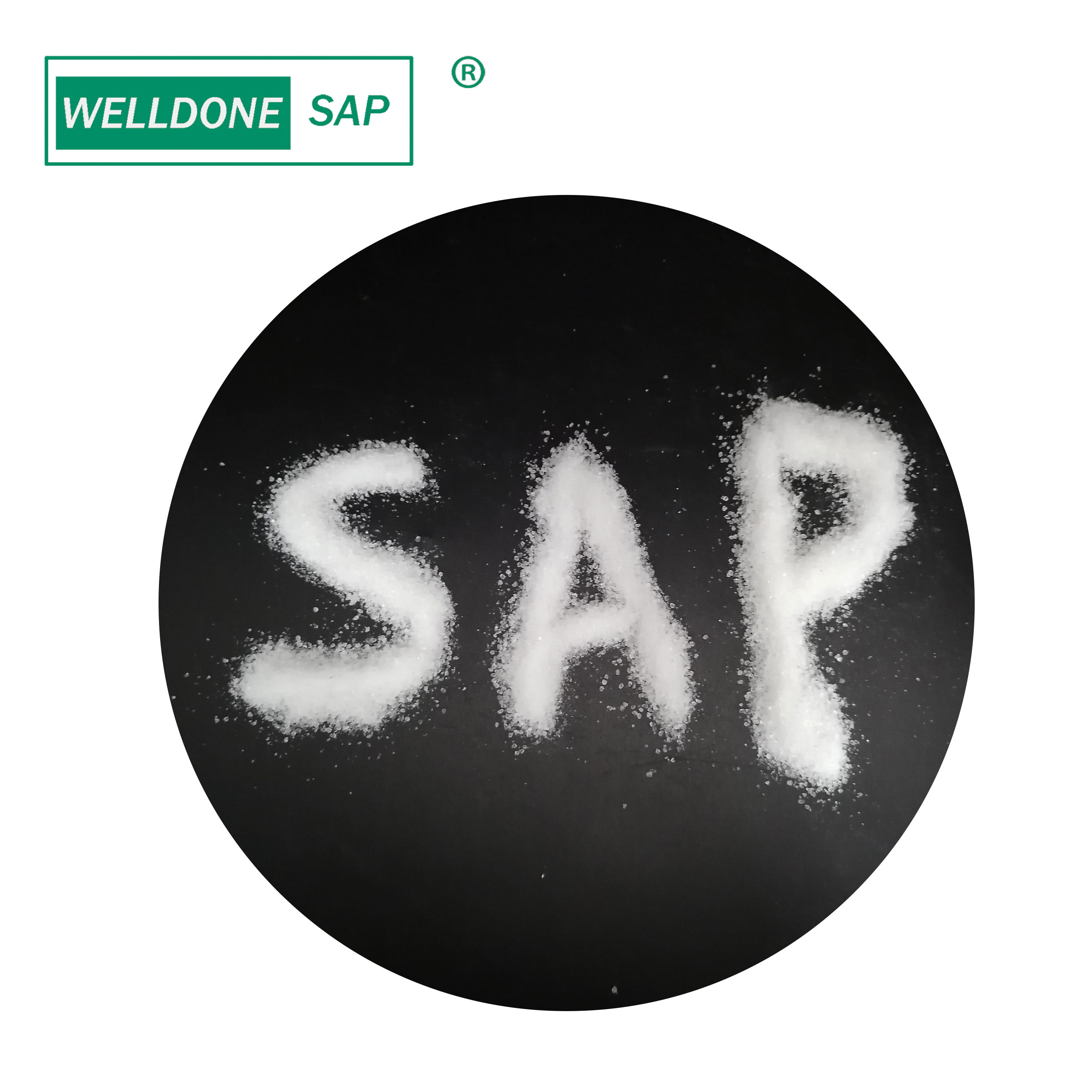 Polímero altamente absorbente marca SAP - Fabricante chino de SAP Welldone
