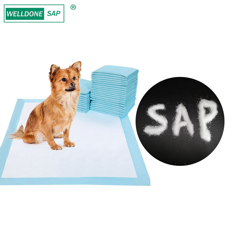 Ventajas de la resina SAP absorbente de agua para almohadillas para mascotas