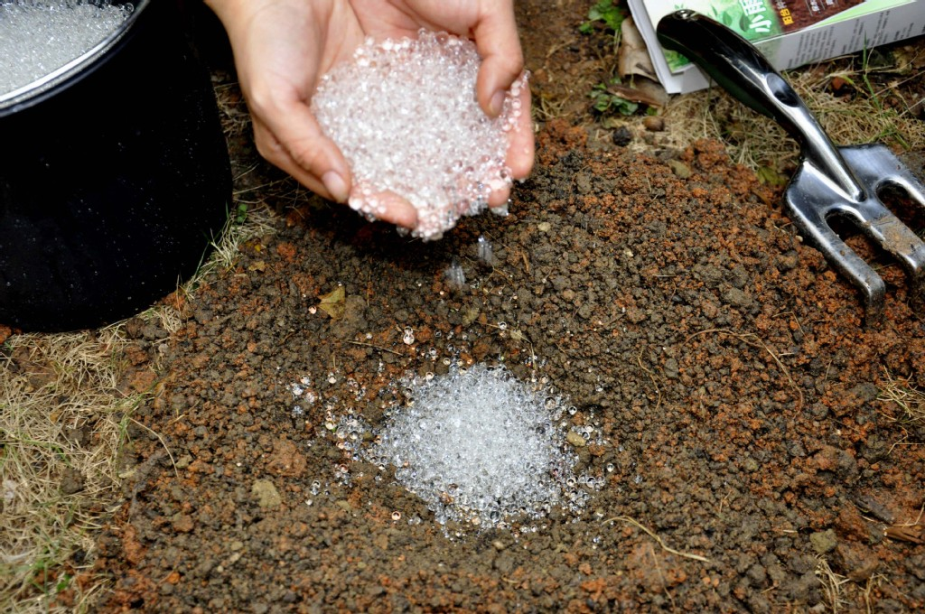 Polymer water-absorbent resin (SAP)
