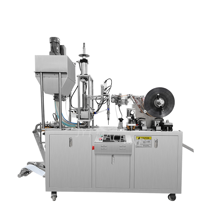 Fully automatic alu alu food honey butter jam liquid thermoforming blister packing machine
