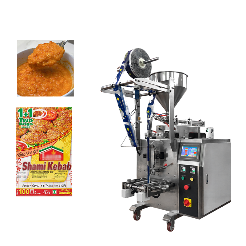 China High Quality Vertical Filling and Packaging Machine for Seasoning Ginger Garlic Chili Sauce