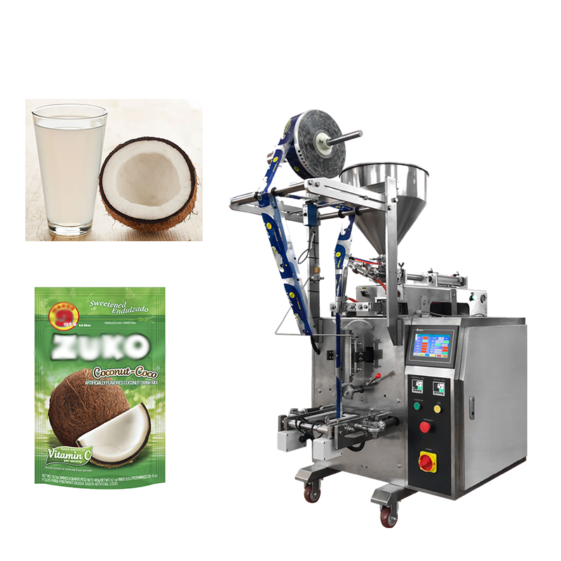 Global Vertical Full Automatic High Quality Coconut Juice Filling and Packaging Machine