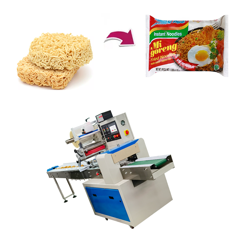 Easy to Operate Upper-rell Horizontal Instant Noodles Pillow Packing Machine