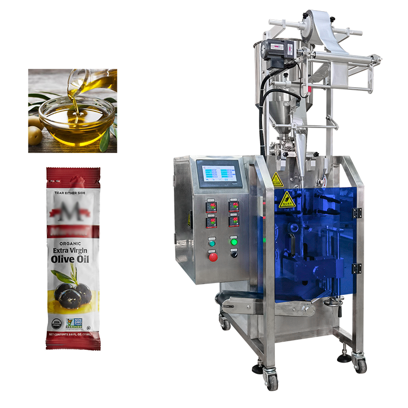 Full Automatic High Speed Vertical Small Pouch Olive Oil Filling Packaging Machine