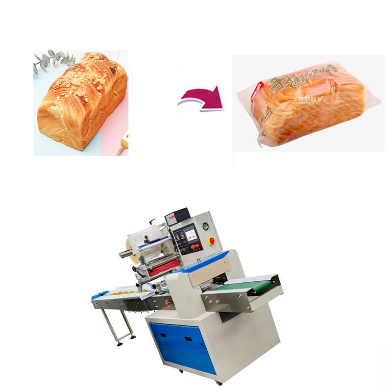Best Price Factory High Speed Automatic Flow Pack Horizontal Bread Food Pillow Packing Machine