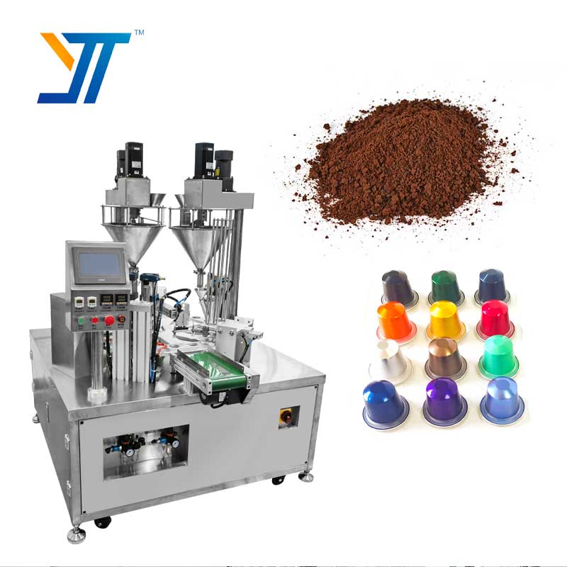آلة تعبئة وختم كبسولات القهوة الأوتوماتيكية عالية السرعة للبيع