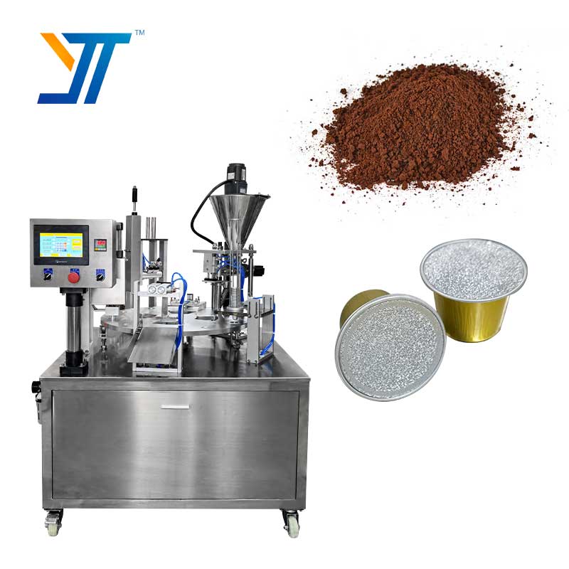 Streamline Your Coffee Production with Our Automatic Capsule Filling and Sealing Machine