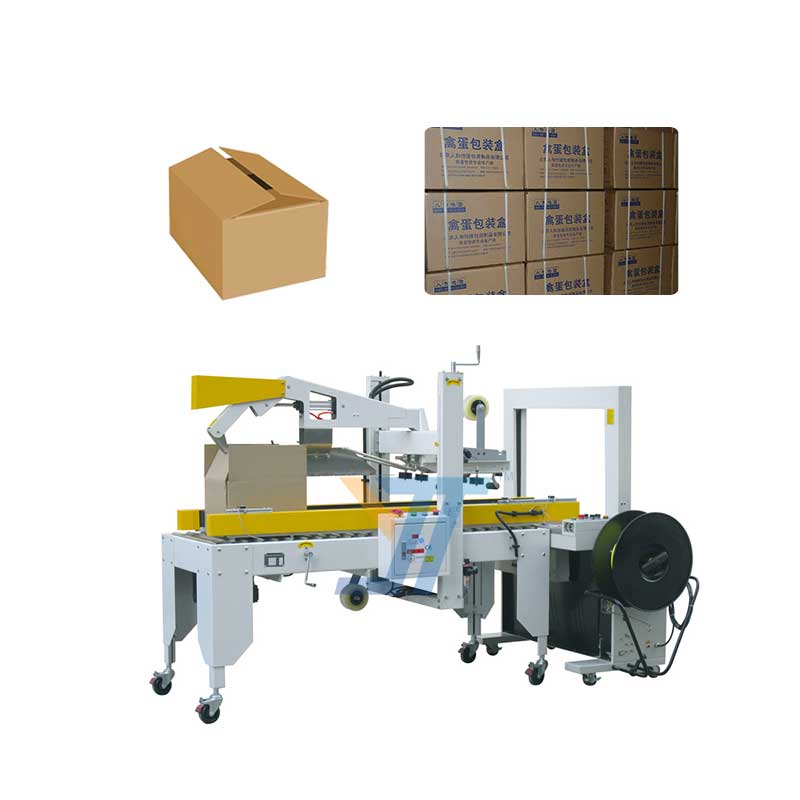 Full Automatic box and carton case PP belt strapping machine /full automatic strapping machine