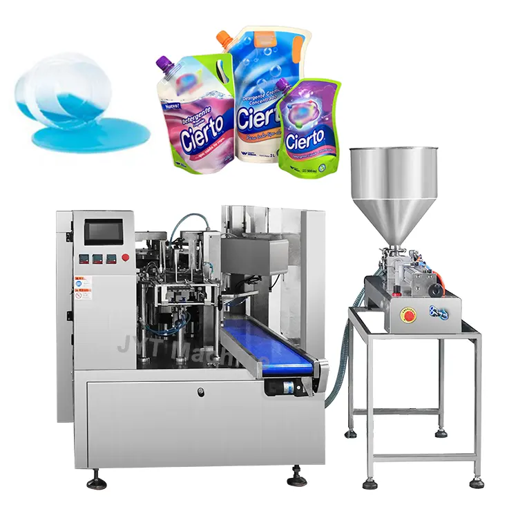 JYT-200YZD Fully automatic doypack pouch bag liquid power detergent packing machine price