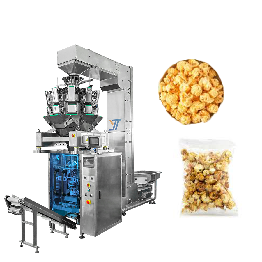 Máquina de papa de palomitas de maíz de grano vertical vertical completamente automático
