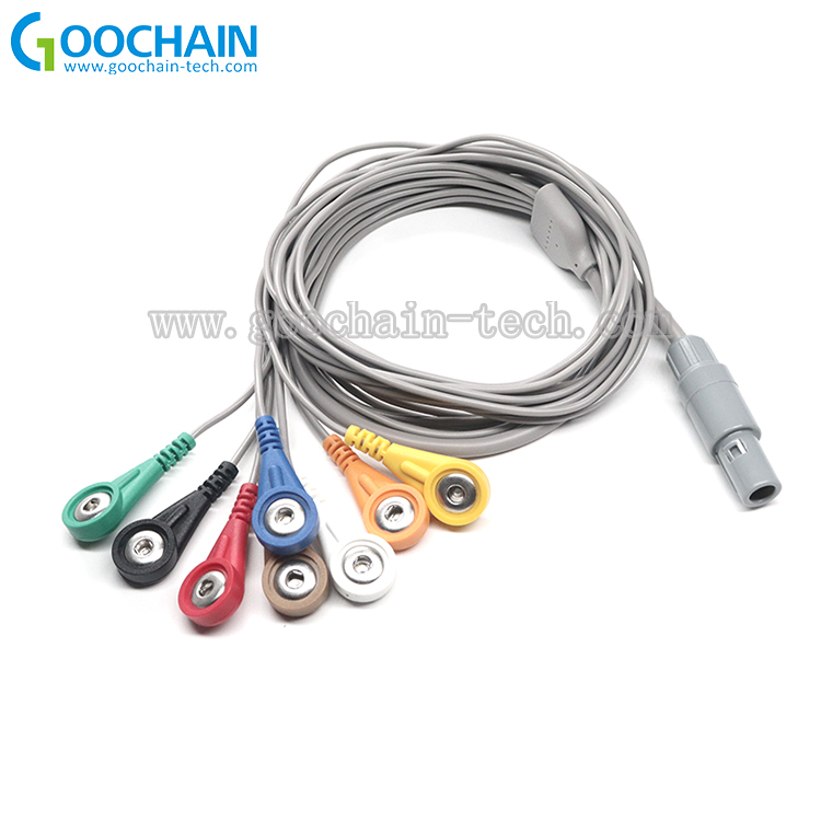 Proceso de fabricación de un cable médico ECG EEG EKG EMG de alta calidad
