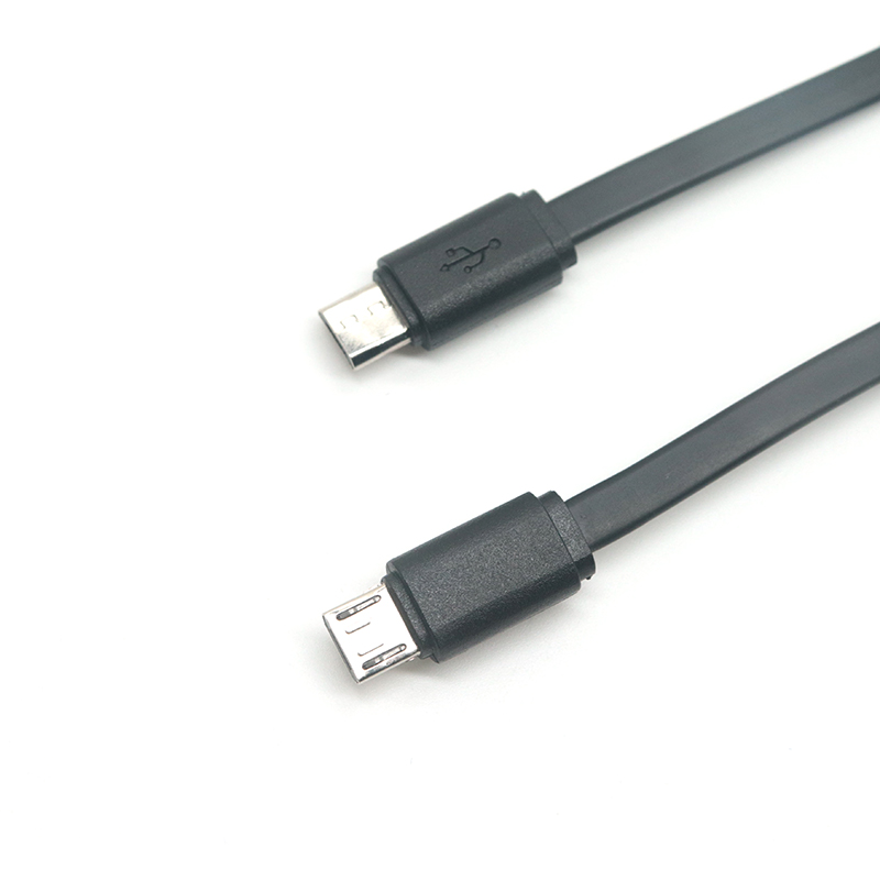 扁面条 micro USB 公对公 otg 适配器电缆