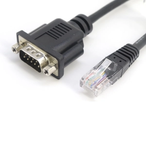 China RS232 DB9 Male to RJ45 8P8C Male serial cable manufacturer
