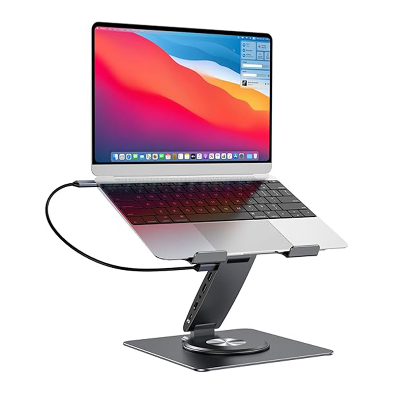 Lassen Sie mich Ihnen unser beliebtes iPad- und Laptop-Hub-Ständer-Docking vorstellen