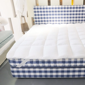 Keep Warm Antibacterial Skin-Friendly Quilted Full Size China Mattress Pads Topper Distributor