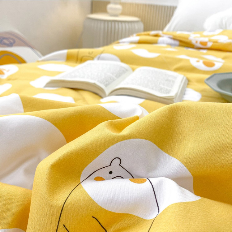 Chine Home Textile Bed Spread Print Quilt Couette en polyester matelassé Fournisseur de couette pour chambre à coucher fabricant