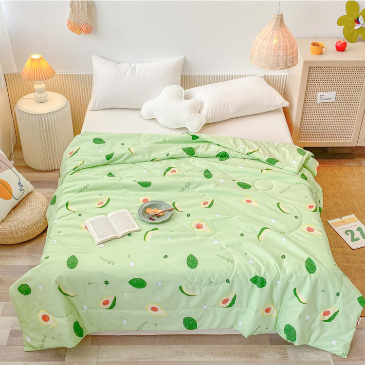 Chine Cooling Polyester Summer Quilt Thin Soft Cool Blanket For Bed Sleeping China Luxury Quilts Vendor fabricant