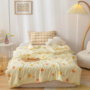 Usine de couette de chambre à coucher de couverture de couettes en polyester d'été de luxe imprimées en gros
