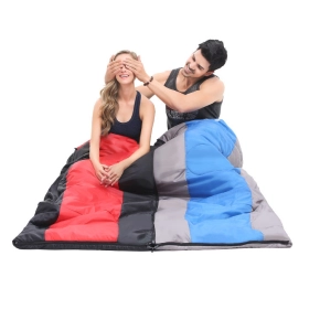 四季防風雨舒適的矩形男女通用成人 0 度睡袋供應商