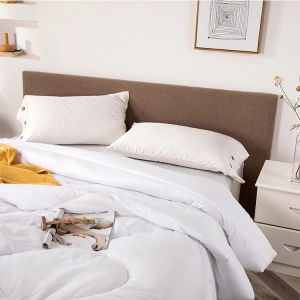 Weiße Bettdecke, einfarbige Steppbettwäsche, mit Wolle gefüllte Bettdecke, Großhändler