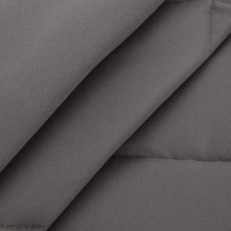 China Anzug für eine Person Dunkelgraues Baumwollmaterial in voller Größe China Gravity Blanket Hersteller Hersteller