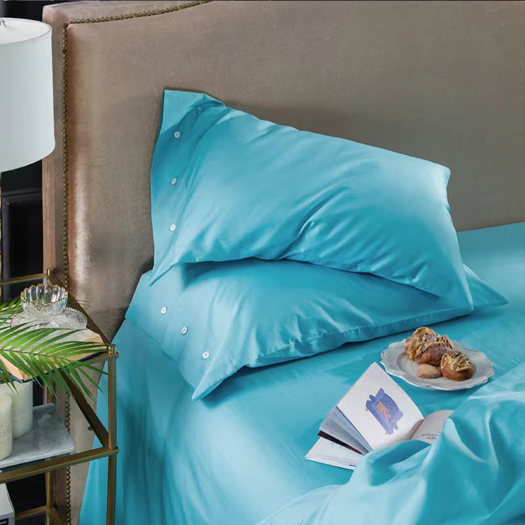 चीन प्रीमियम Hypoallergenic आधुनिक शैली ठोस रंग चीन कपास बिस्तर सेट निर्माता उत्पादक