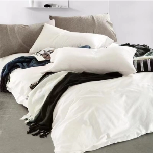 Комфортный шикарный комплект постельного белья из стираного хлопка Пзготовителей