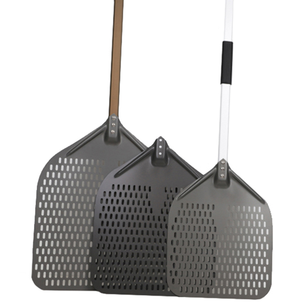 30cm 35cm 40cm Pizza Shovel China Suppliers Hard Anodized Aluminum Pizza Peel With Metal Detachable Handle