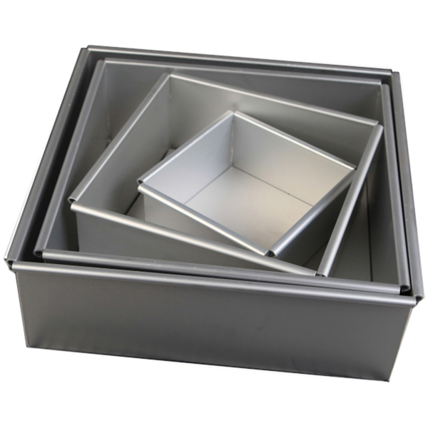Aluminum Square Cake Pan With Removable Bottom For Baking Chiffon Cake Mold