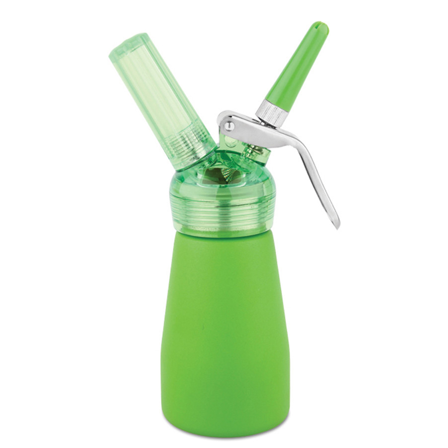 N20 Hand Aluminum Whipped Ice Cream Dispenser 0.25 Liter Nitrous Oxide Cream Whipper China Supplier