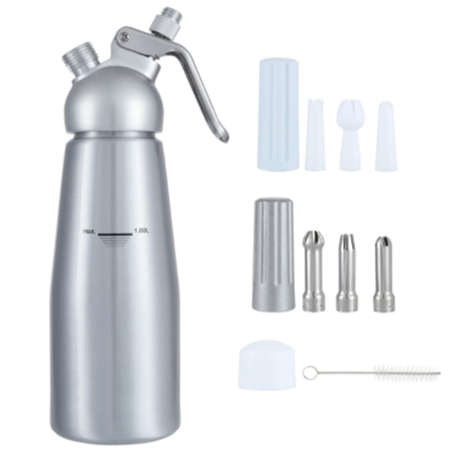 Fabricant de fouet à crème en aluminium 8g N2O Distributeur de crème glacée au protoxyde d'azote de 0,5 litre
