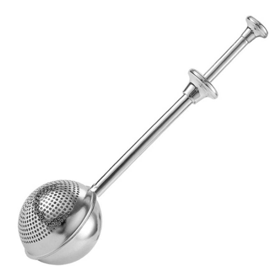 Plumeau de farine d'acier inoxydable de baguette de farine par le tamis de farine de poussière actionné par une seule main avec la poignée de ressort pour la cuisson