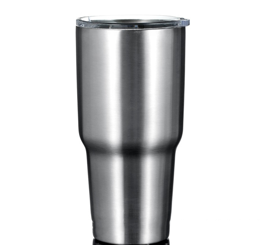 Tazze da caffè personalizzate in acciaio inossidabile con bicchiere da vino a doppia parete da 20 30 once con tazza da caffè isolata sottovuoto con coperchio sigillato