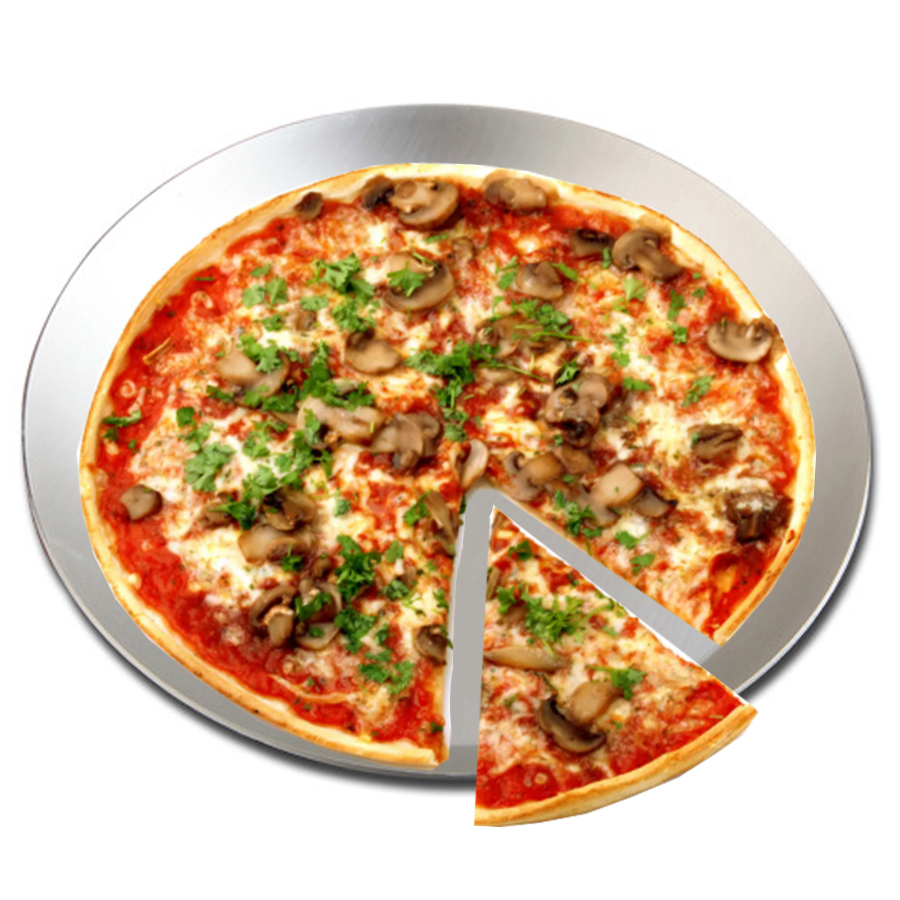 Oven Baking Pizza Tray Aluminum Anodizing Oxidation Round Pizza Tray For Kitchenware