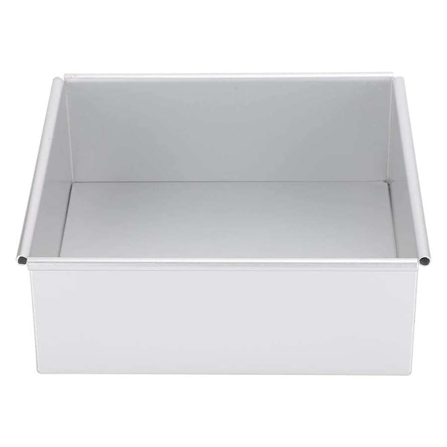 Aluminum Square Fruit Mousse Moulds White Chocolate Truffle Cake