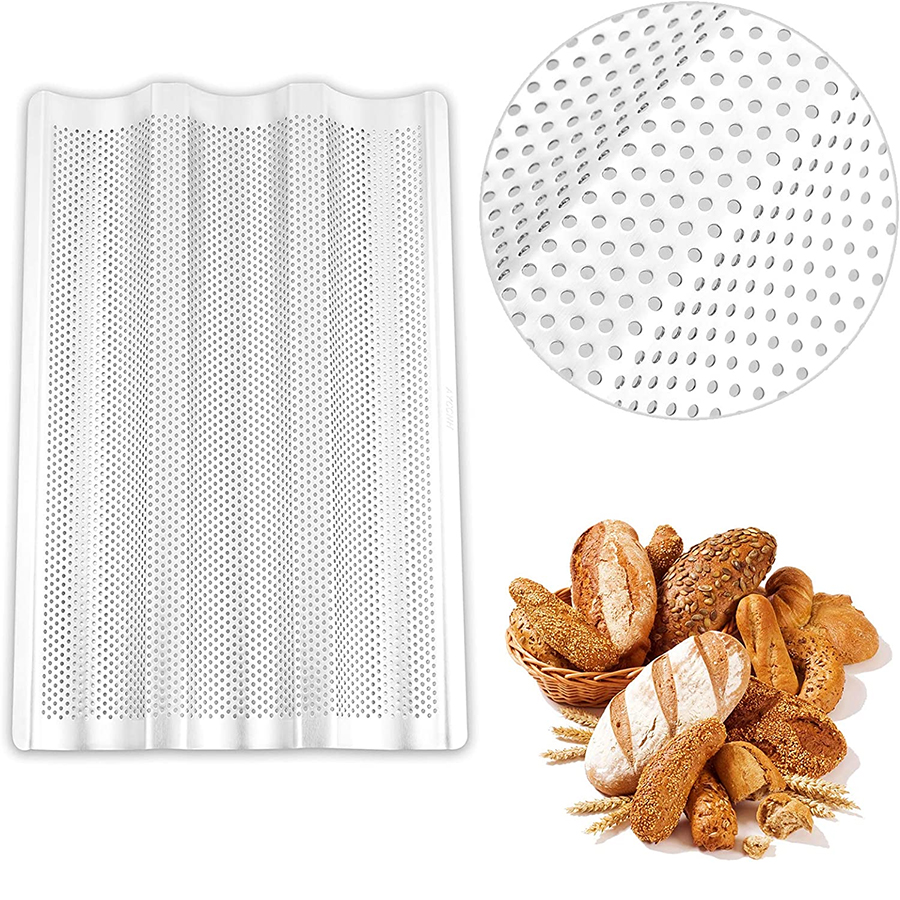 Accessoires de pizza antiadhésifs en aluminium faits maison à 2/4 fentes Plateau De Pte