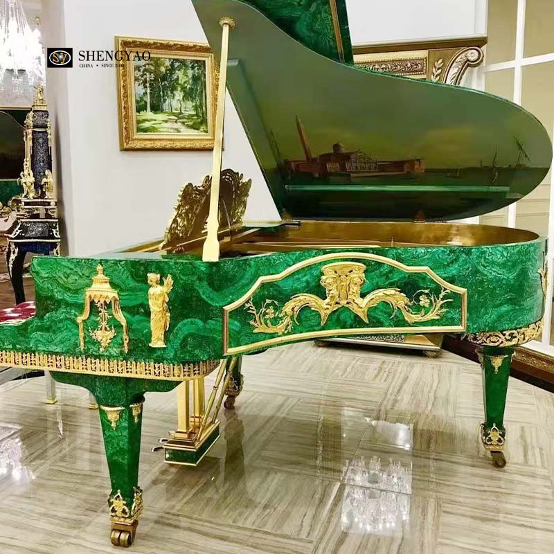 Customization Malachite Piano & Malachite Furniture