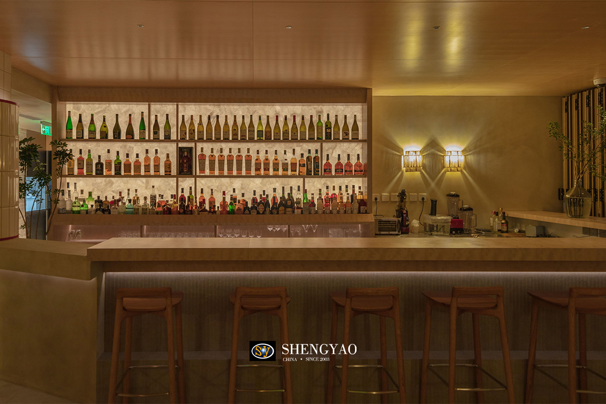 backlit white crystal quartz background wall