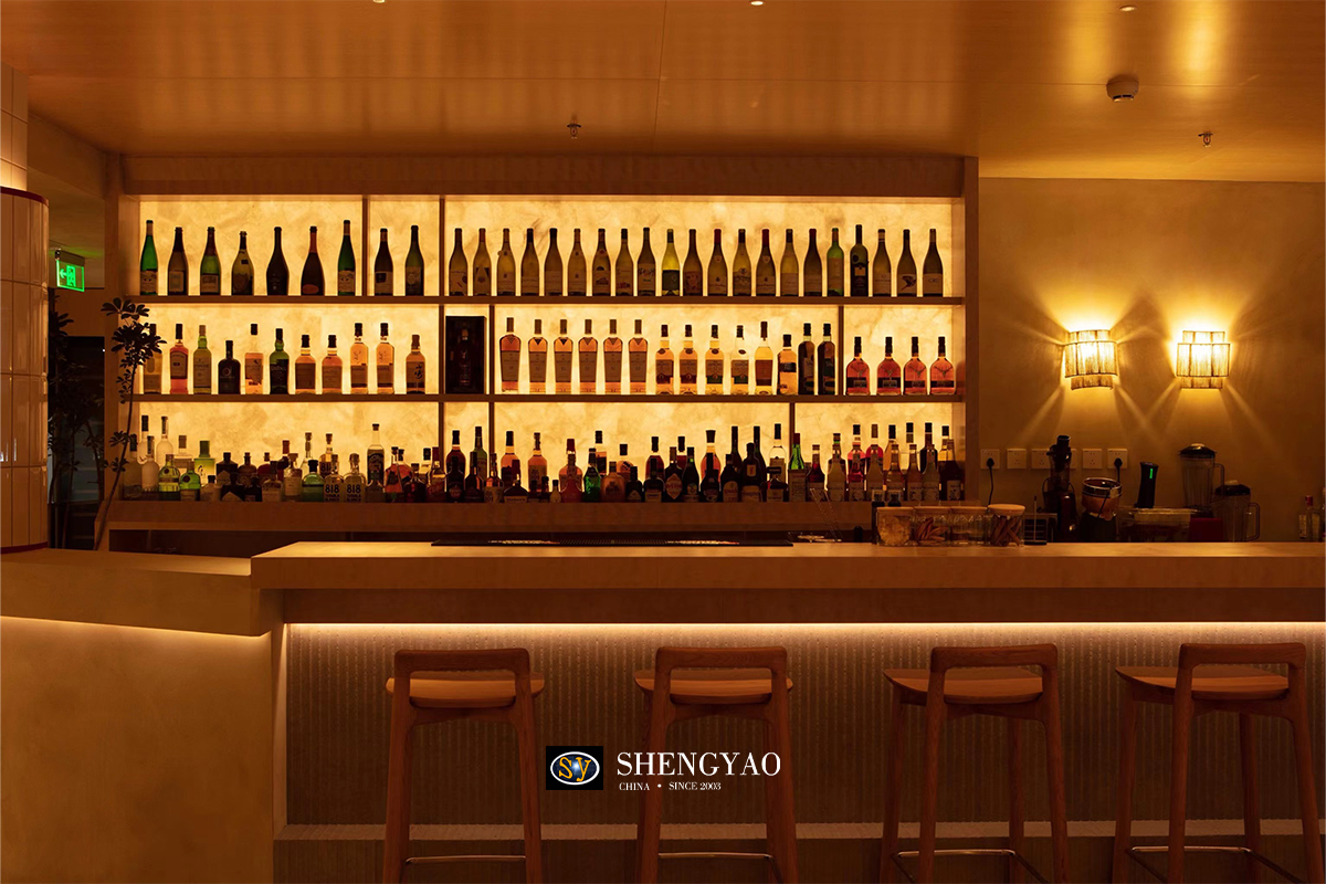 translucent white quartz wall panel